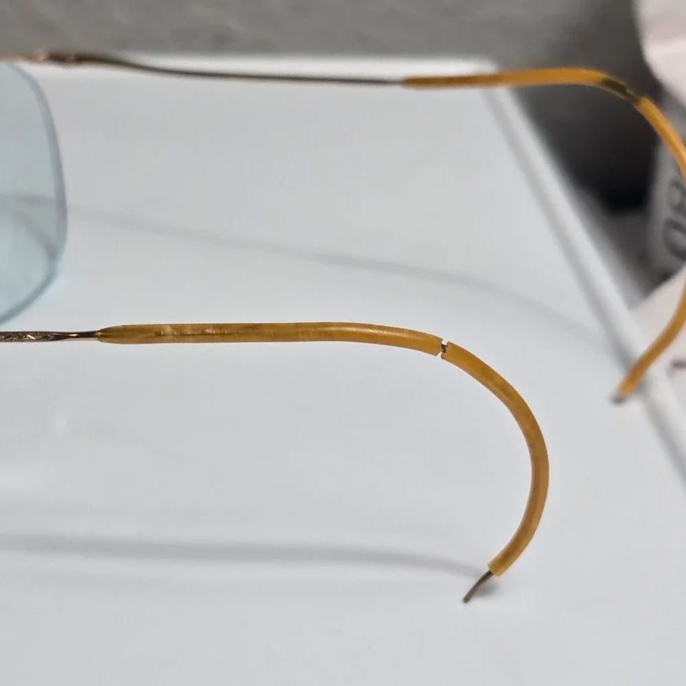 Vintage American Optical 1/10 12KGF Glasses Gold Filled Case And Cloth